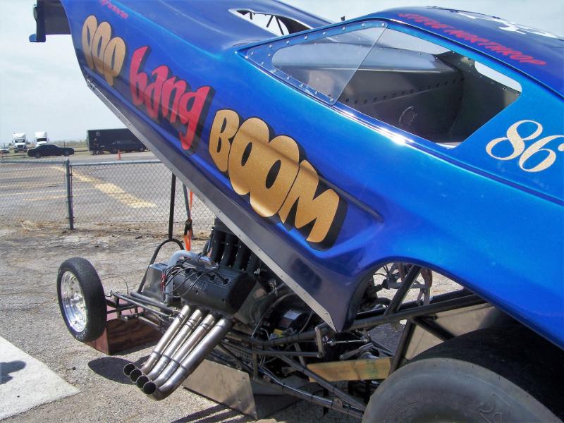 nitro hell racing team pop bang boom at amarillo dragway for very first outing