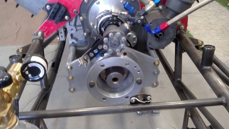 splined crank hub for champ car starter