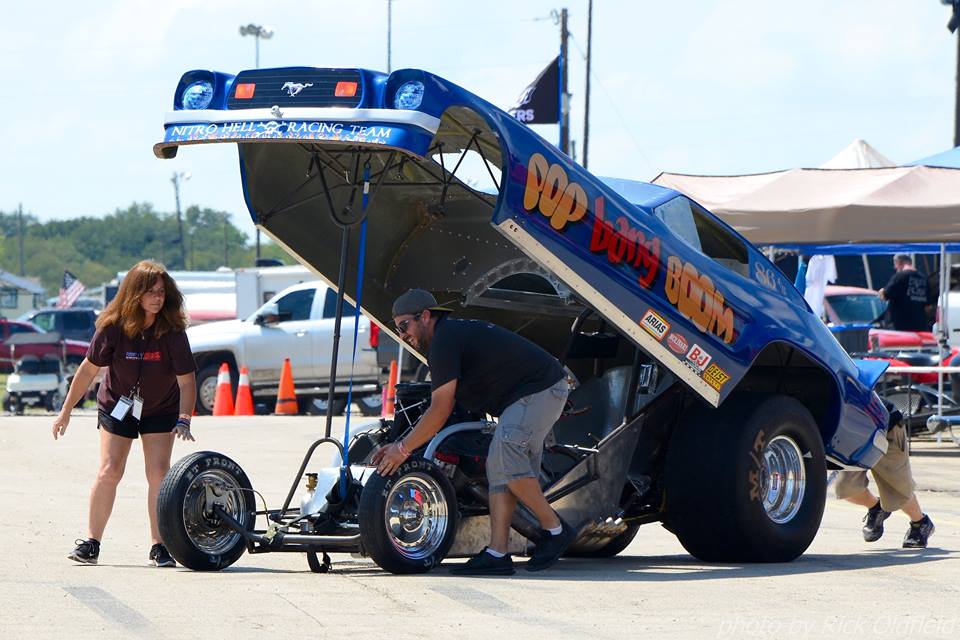 getting the pop bang boom injected nitro funny car to the lanes at north star dragway